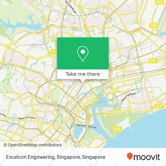 Excelcon Engineering, Singapore map