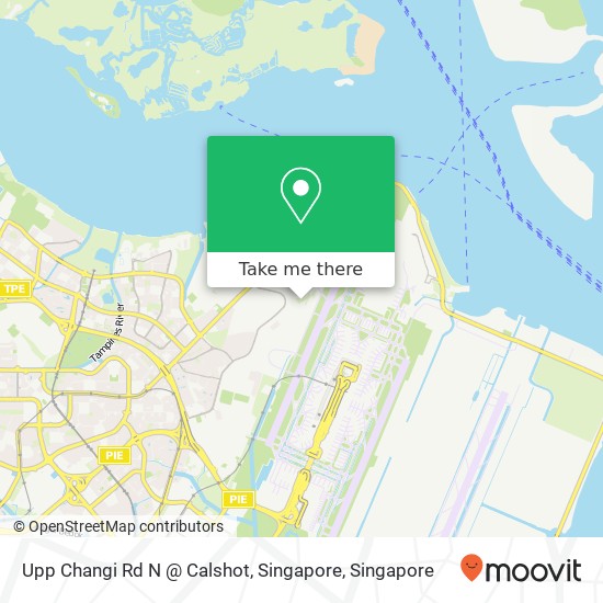 Upp Changi Rd N @ Calshot, Singapore map
