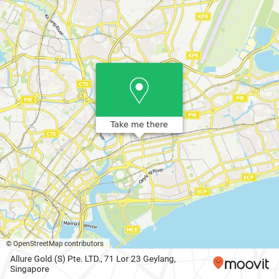 Allure Gold (S) Pte. LTD., 71 Lor 23 Geylang地图