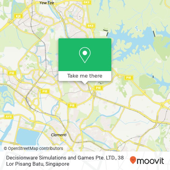 Decisionware Simulations and Games Pte. LTD., 38 Lor Pisang Batu地图