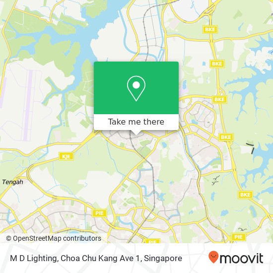 M D Lighting, Choa Chu Kang Ave 1 map