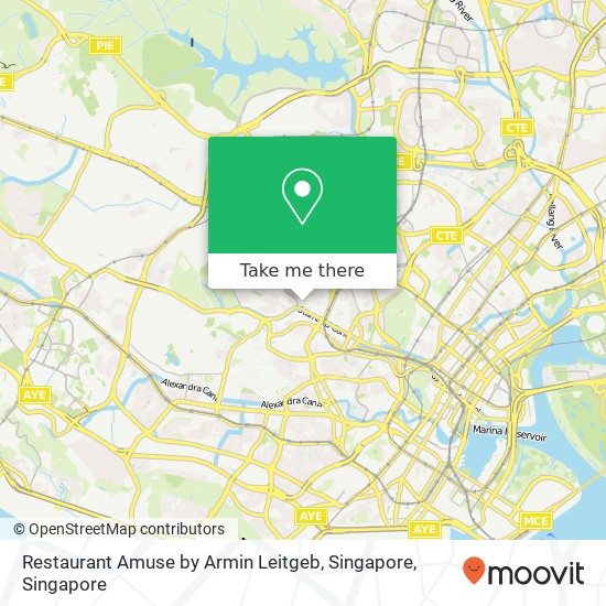 Restaurant Amuse by Armin Leitgeb, Singapore map