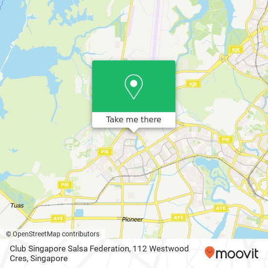 Club Singapore Salsa Federation, 112 Westwood Cres map