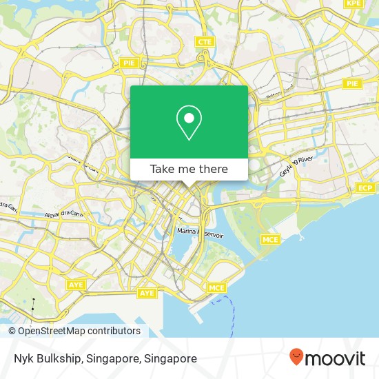 Nyk Bulkship, Singapore map