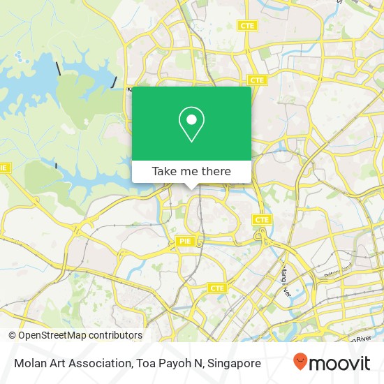 Molan Art Association, Toa Payoh N地图