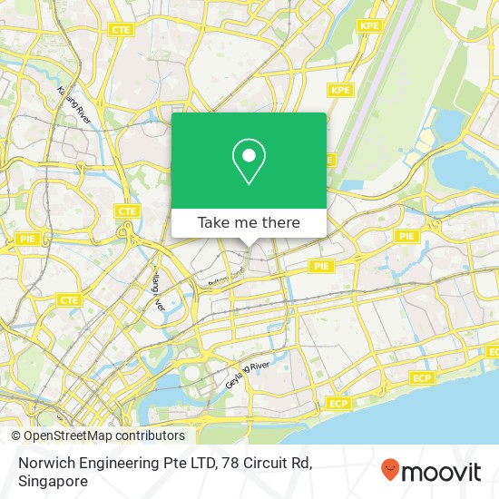 Norwich Engineering Pte LTD, 78 Circuit Rd地图