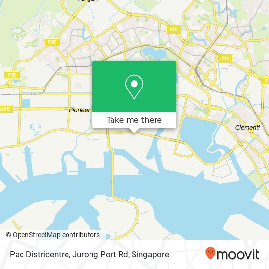 Pac Districentre, Jurong Port Rd map