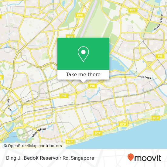 Ding Ji, Bedok Reservoir Rd map