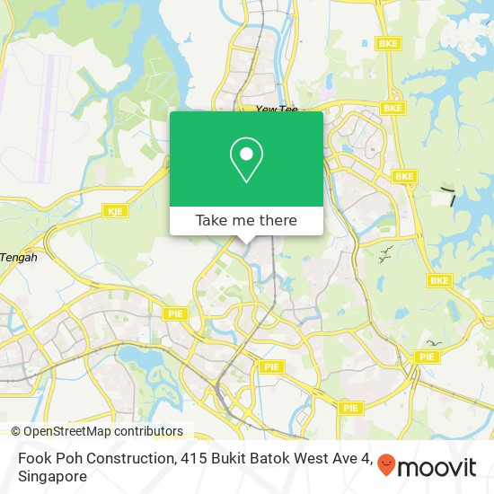 Fook Poh Construction, 415 Bukit Batok West Ave 4 map