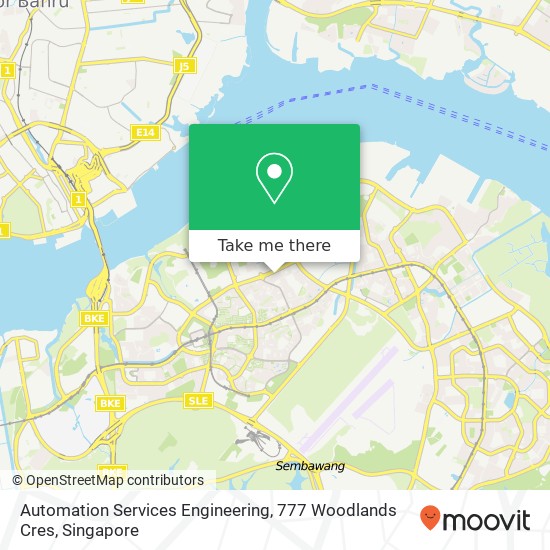 Automation Services Engineering, 777 Woodlands Cres地图