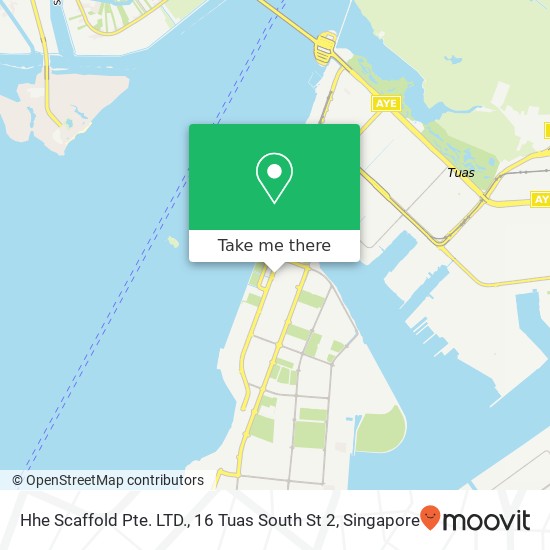 Hhe Scaffold Pte. LTD., 16 Tuas South St 2 map