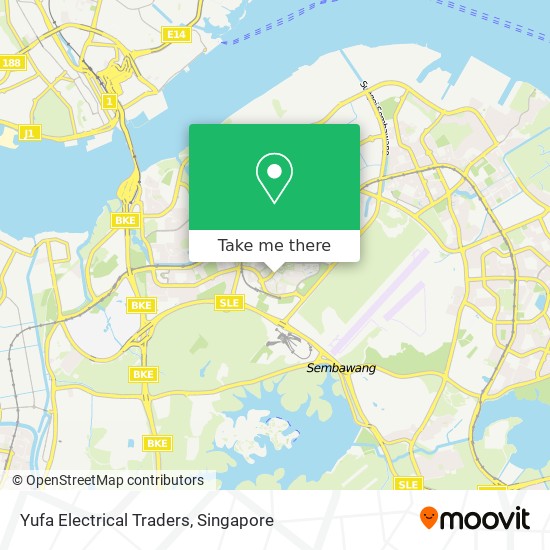 Yufa Electrical Traders map