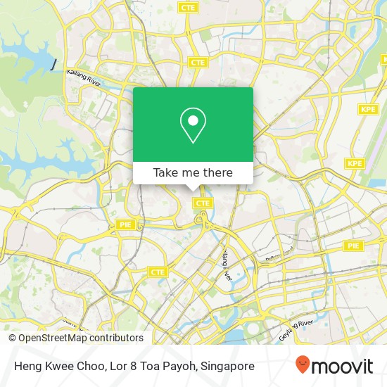 Heng Kwee Choo, Lor 8 Toa Payoh地图
