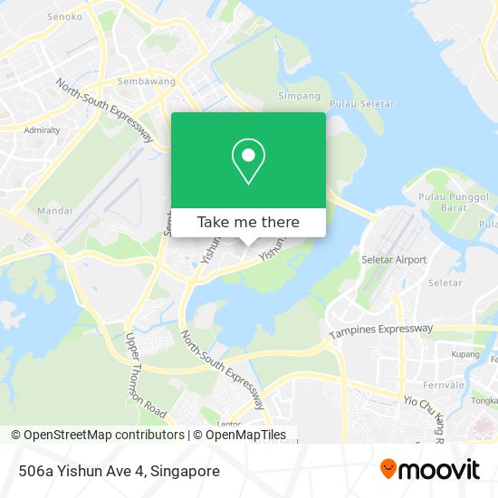 506a Yishun Ave 4地图