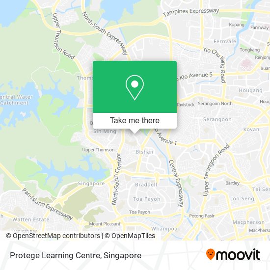 Protege Learning Centre map