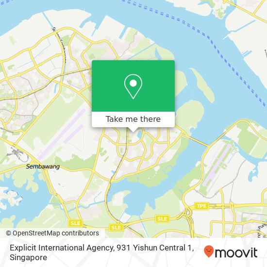Explicit International Agency, 931 Yishun Central 1地图
