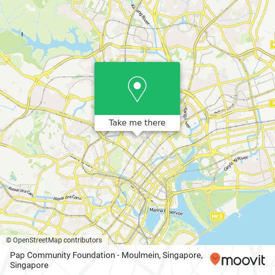Pap Community Foundation - Moulmein, Singapore地图