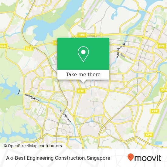 Aki-Best Engineering Construction map