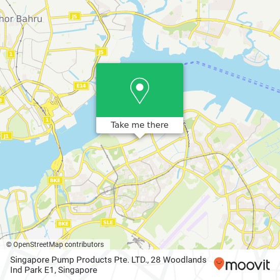 Singapore Pump Products Pte. LTD., 28 Woodlands Ind Park E1地图