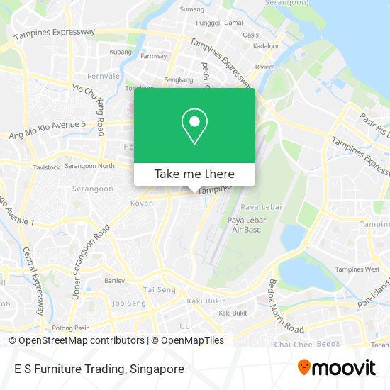 E S Furniture Trading map