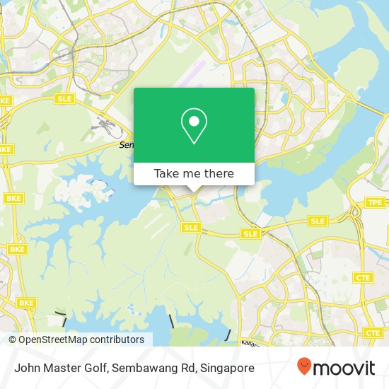 John Master Golf, Sembawang Rd map