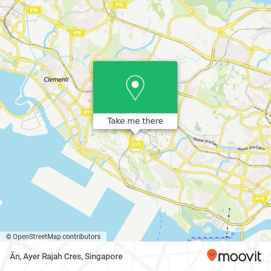 Ān, Ayer Rajah Cres地图