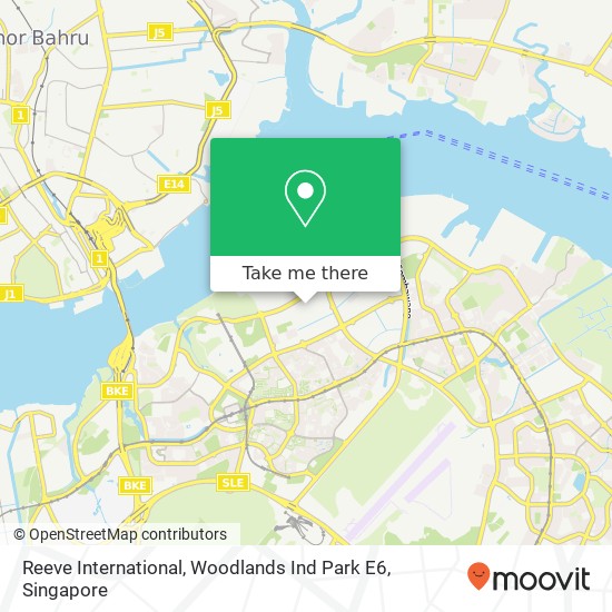 Reeve International, Woodlands Ind Park E6 map