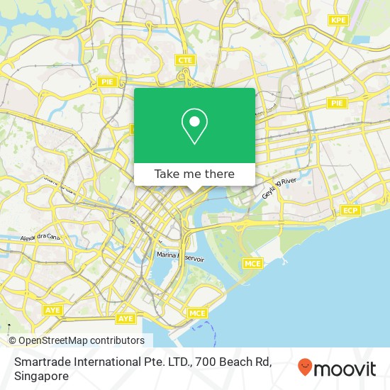 Smartrade International Pte. LTD., 700 Beach Rd地图
