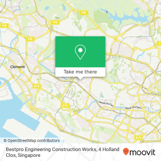 Bestpro Engineering Construction Works, 4 Holland Clos map