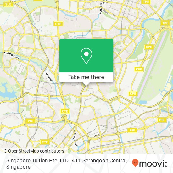 Singapore Tuition Pte. LTD., 411 Serangoon Central map