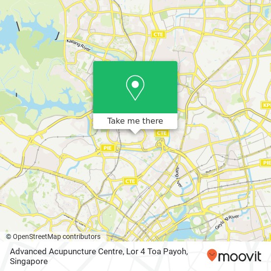 Advanced Acupuncture Centre, Lor 4 Toa Payoh map