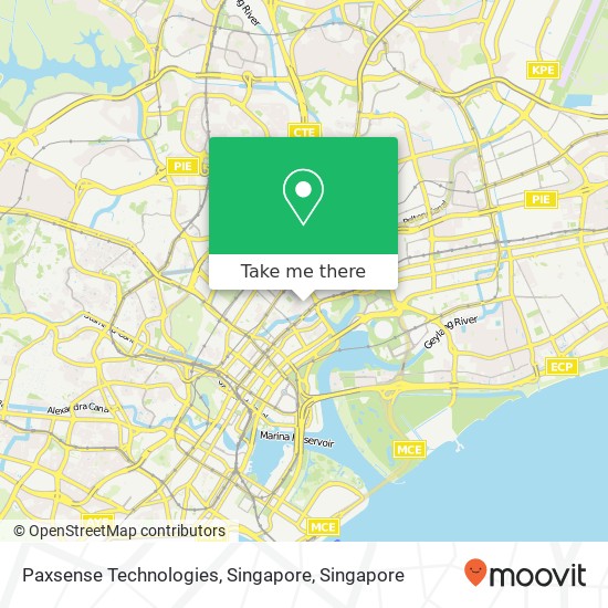 Paxsense Technologies, Singapore map