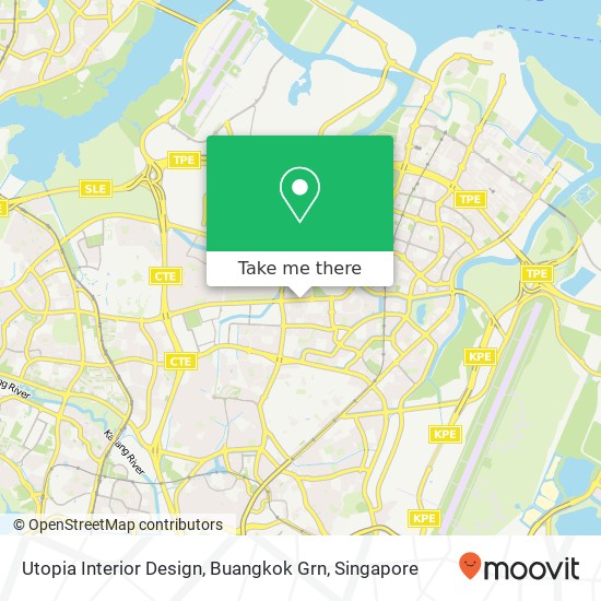 Utopia Interior Design, Buangkok Grn map