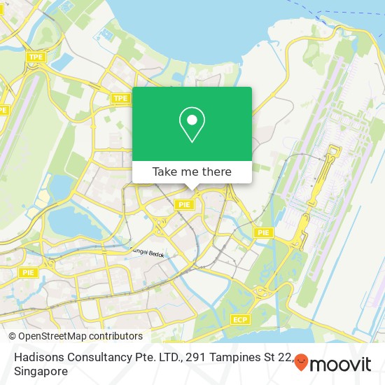 Hadisons Consultancy Pte. LTD., 291 Tampines St 22 map