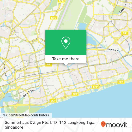 Summerhaus D'Zign Pte. LTD., 112 Lengkong Tiga map