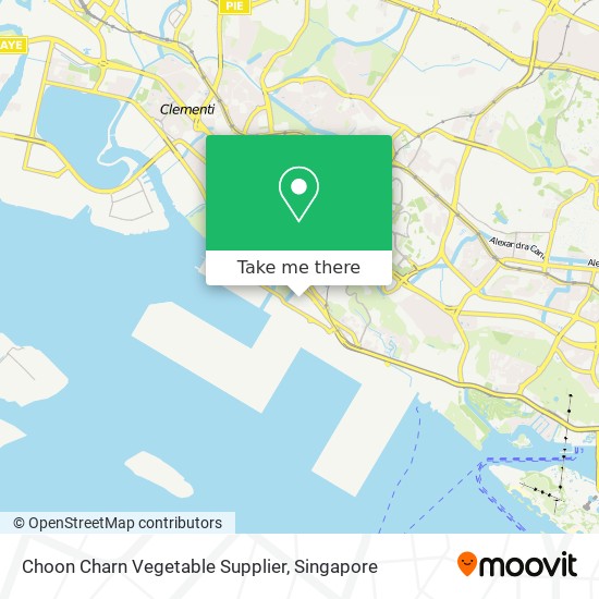 Choon Charn Vegetable Supplier map