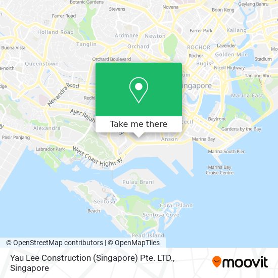 Yau Lee Construction (Singapore) Pte. LTD. map