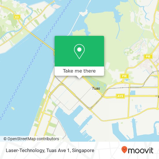 Laser-Technology, Tuas Ave 1 map