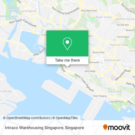 Intraco Warehousing Singapore map
