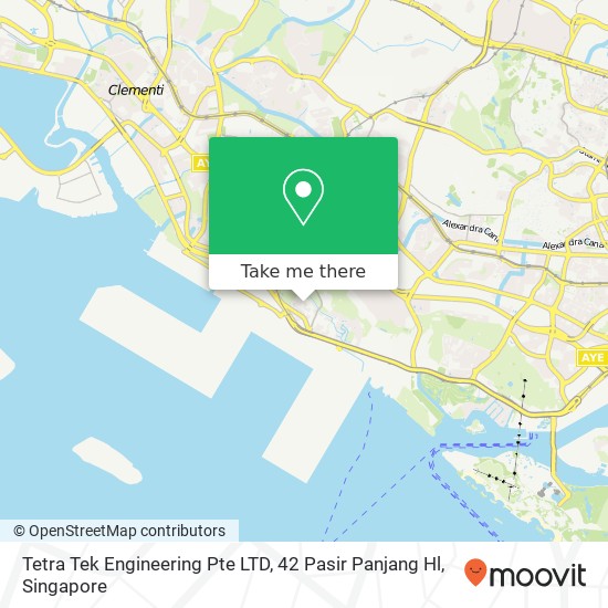 Tetra Tek Engineering Pte LTD, 42 Pasir Panjang Hl地图