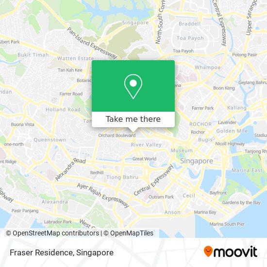 Fraser Residence map