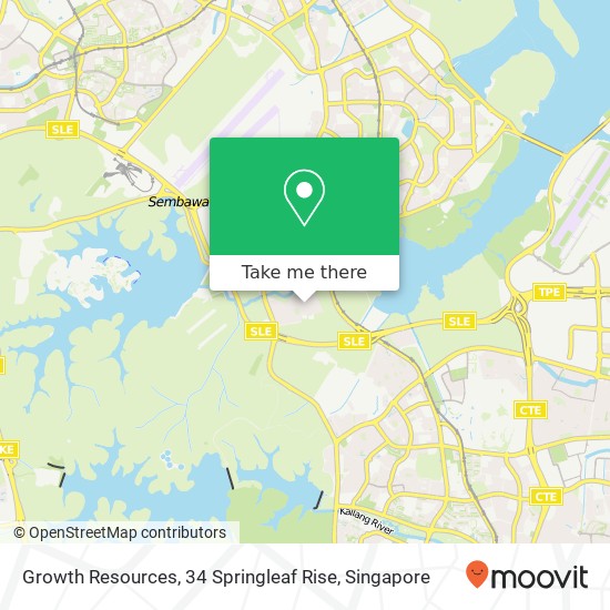 Growth Resources, 34 Springleaf Rise map