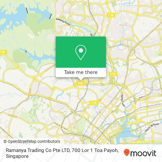 Ramanya Trading Co Pte LTD, 700 Lor 1 Toa Payoh地图