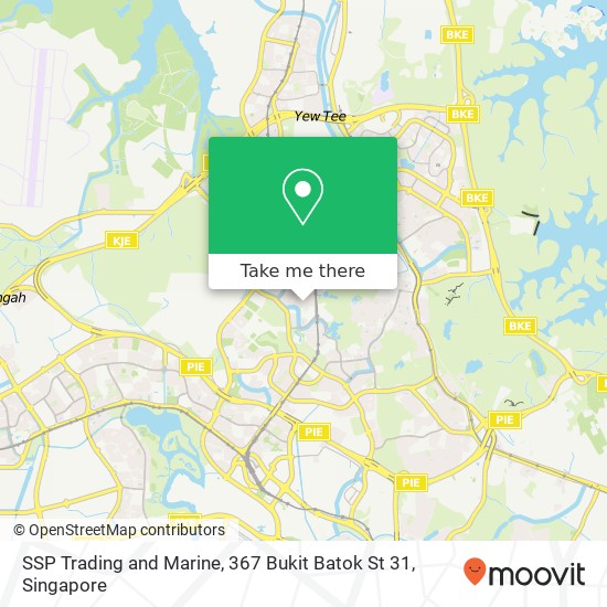 SSP Trading and Marine, 367 Bukit Batok St 31地图