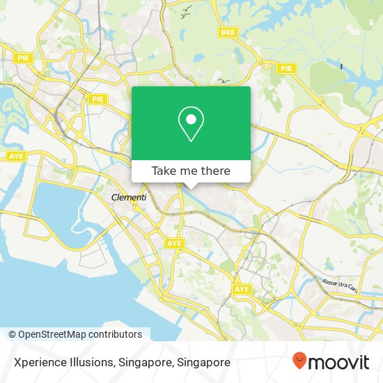 Xperience Illusions, Singapore map