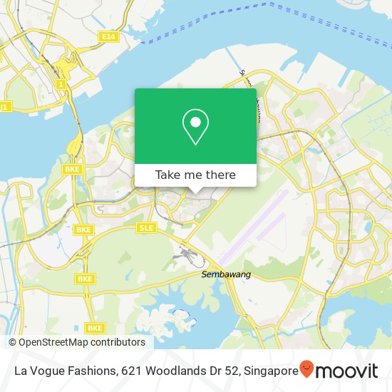 La Vogue Fashions, 621 Woodlands Dr 52 map