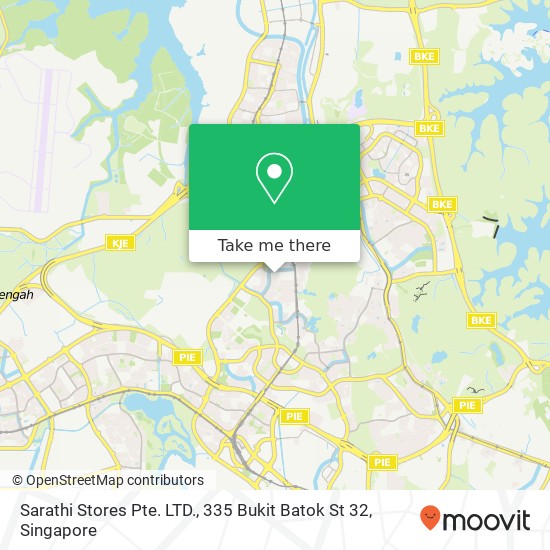 Sarathi Stores Pte. LTD., 335 Bukit Batok St 32 map