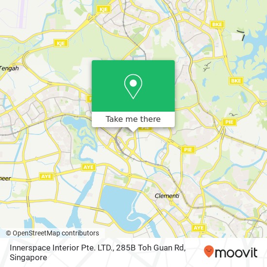 Innerspace Interior Pte. LTD., 285B Toh Guan Rd地图