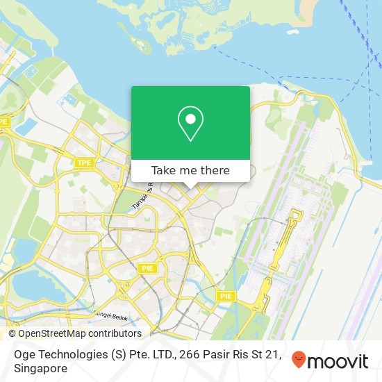 Oge Technologies (S) Pte. LTD., 266 Pasir Ris St 21 map