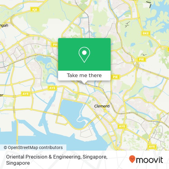 Oriental Precision & Engineering, Singapore map